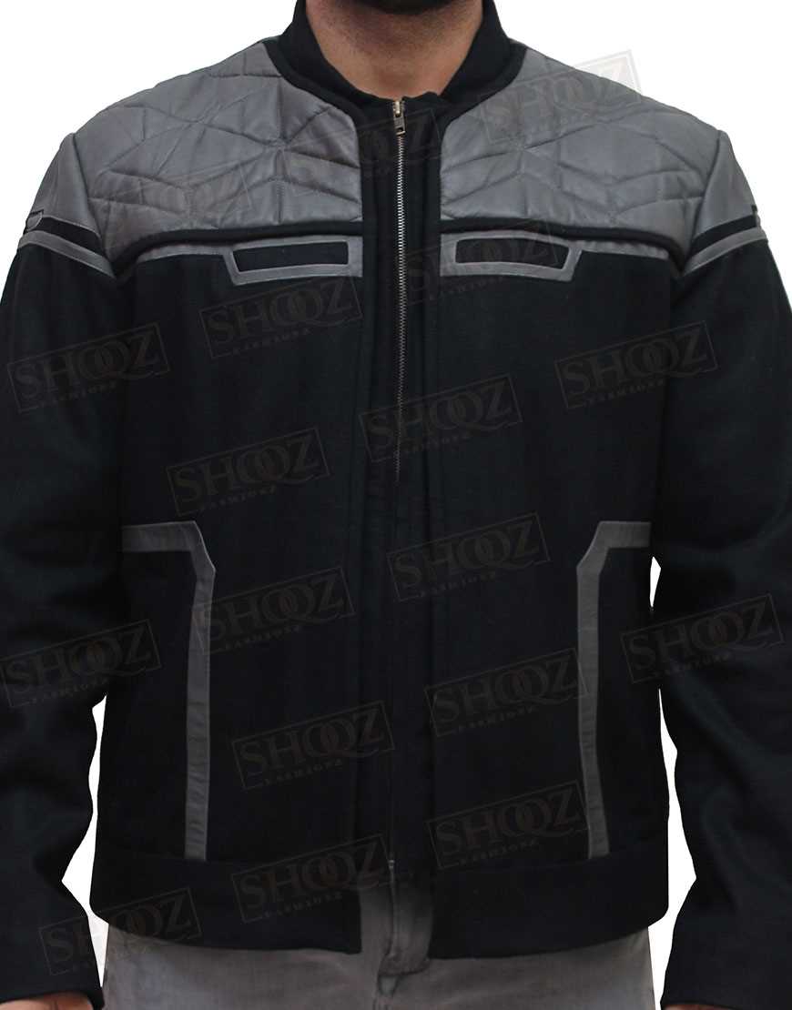 Star Trek Picard Patrick Stewart Black Jacket